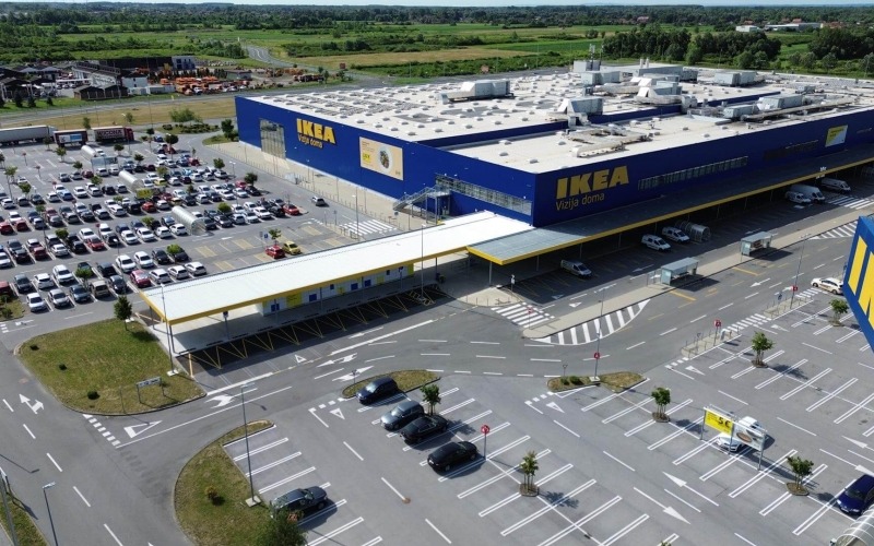 Dogradnja nadstrešnice za  isporuku robe - IKEA Zagreb