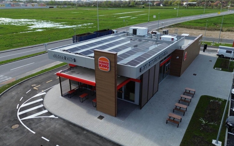Restaurant building for Burger King - Rugvica